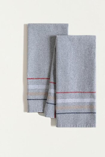 Madame Coco New Season Brigitte 2-Pack Drying Cloth - Gray