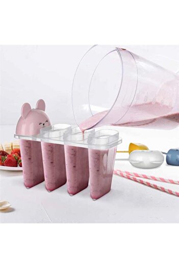 Practika Cute Figured Ice Cream Moulds 4 Pieces