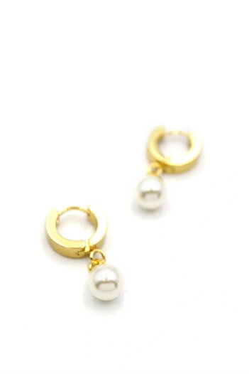 shopwave Pearl Earrings - Gold