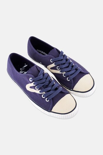 Tretorn Kids Boy Canvas Lace Up Casual Shoes, Navy Blue