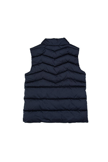 U.S. Polo Assn. Girl's Navy Blue Puffer Vest 50313064-Vr033