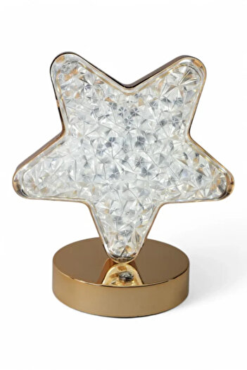 Lamp Usb Table Lamp (Star Shape, Gold) Bi-Color