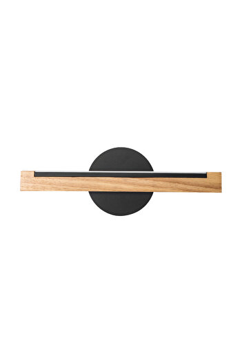 Sofia Concept Wall Lamp Sara, 6.5W, Cool White 6500K, Vintage Retro Design, Adjustable, Wood/Metal, Black