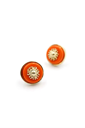 shopwave Sun Earrings - Orange