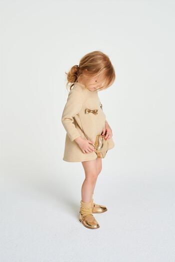 Lia Lea Bg Store Baby Girl Cream Dress