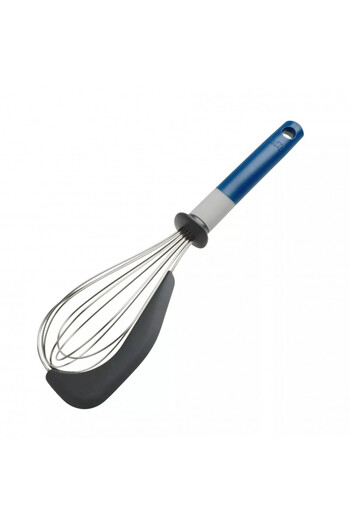Tasty 678031 Mixer, Silicone Tip, Soft Handle, 31.5 cm, Stainless Steel, Blue