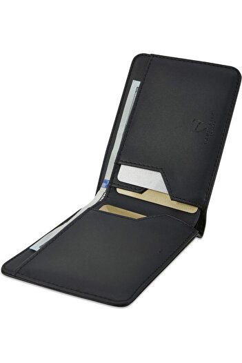Vaultskin MANHATTAN Slim RFID Blocking Bifold Leather Wallet for Men - Minimalist Front Pocket Card