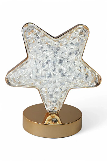 Lamp Usb Table Lamp (Star Shape, Gold) Bi-Color