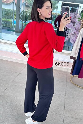İnce Topuk Cardigan Modal Set 6K006