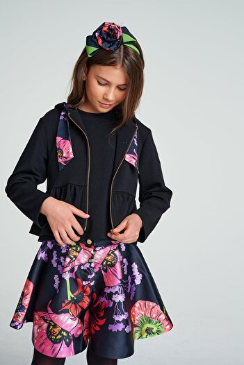 Lia Lea Bg Store Girl's Black Jacket