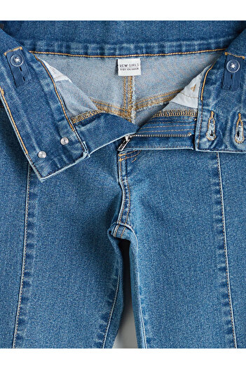 LC Waikiki Sparkling Choices |   Girls' Jeans with Elastic Waist