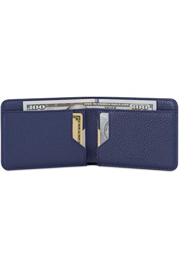 Vaultskin MANHATTAN Slim RFID Blocking Bifold Leather Wallet for Men - Minimalist Front Pocket Card