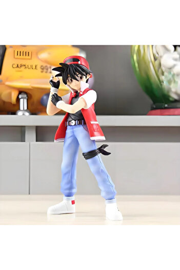 Choice Red Ash Ketchum 8cm/3.15in Anime Pokemen Figure Red Ash Ketchum Action Figures Pvc Collection Model