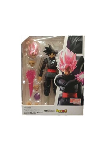 BANDAI with box SHF Black Goku Hot Dragon Ball Demoniacal Fit Df Shf Chosen Ones Black Goku Action Figure C
