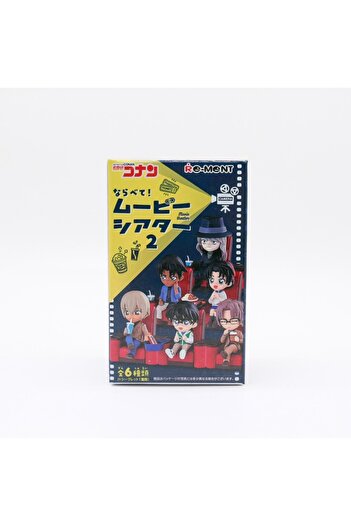 Choice 6Pcs Aset RE-MENT Detective Conan Cinema Second Bullet Blind Box Toys Anime Figure Amuro Masumi Sera