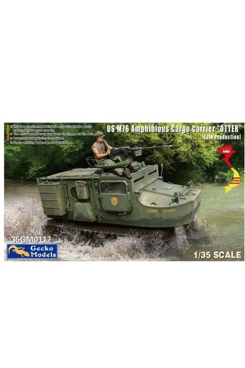 Choice حاملة البضائع البرمائية الأمريكية M76 "Otter" بمقياس 1/35 من إنتاج شركة Gecko Models 35GM0117...