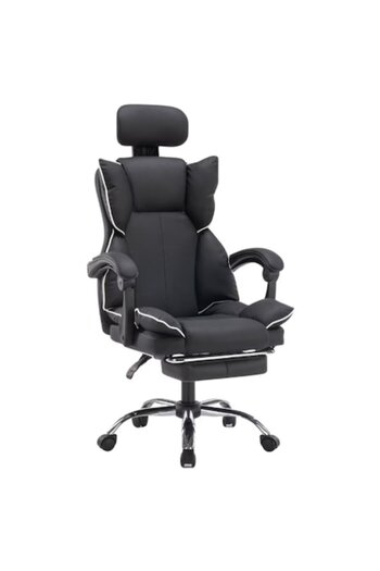 OEM Adjustable Office Chair with Ergonomic Backrest and Headrest, Black