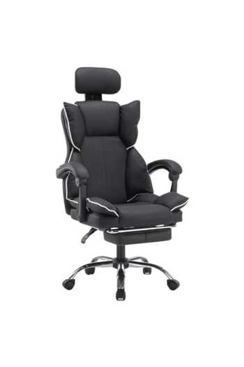 OEM Adjustable Office Chair with Ergonomic Backrest and Headrest, Black
