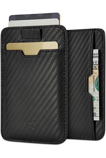 Vaultskin Mens RFID Blocking Slim Leather Card Wallet - CHELSEA Minimalist Front Pocket Cardholder