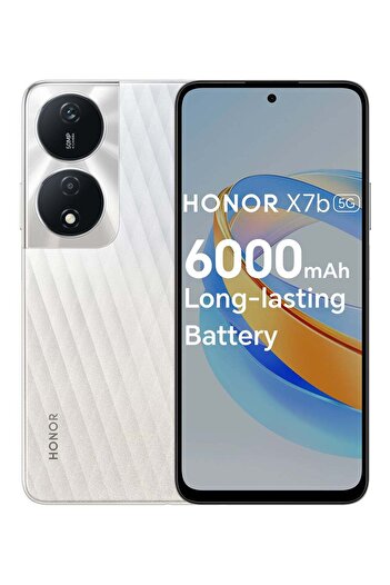 HONOR X7b Dual SIM Crystal Silver 8GB RAM 256GB 5G - Middle East Version
