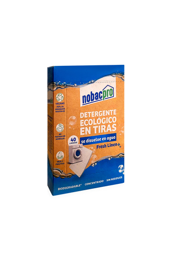 Nobacpro Detergent - detergent sheets - Fresh Linen, 40 washes