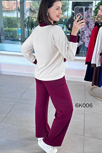 İnce Topuk Cardigan Modal Set 6K006