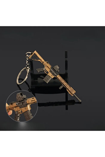 Choice 9cm M110 9cm Arena Breakout Mini M110 Periphery Weapon Keychains Model Alloy Pendant Prop Collectio