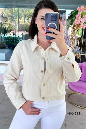 İnce Topuk Gabardine Jacket 6K015