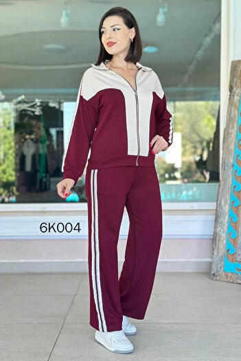 İnce Topuk Sim Stripe Modal Suit 6K004