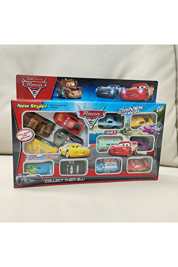 Choice 12Pcs box 12pcs/Box Disney Pixar Cars Lightning Mcqueen Jackson Storm Mater Model Back-Force Car Toy