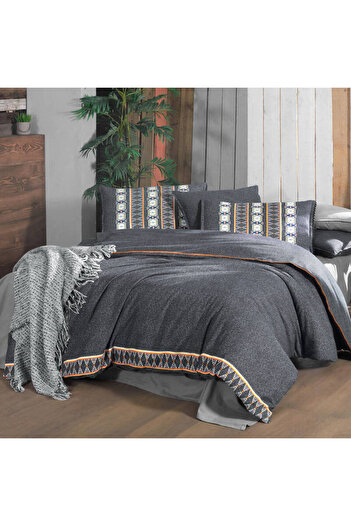 Sarev 100% Cotton Tomis Flannel Single Duvet Cover Set