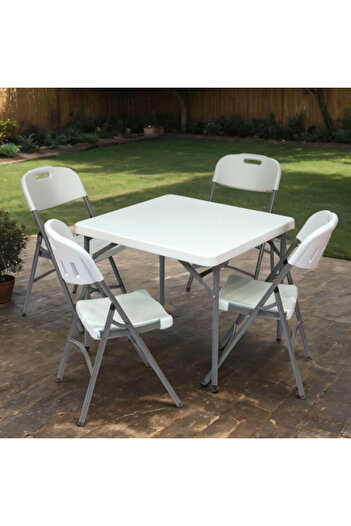 Living Accents 5-Piece Weather-Resistant Elegant Design Outdoor Dining Set
