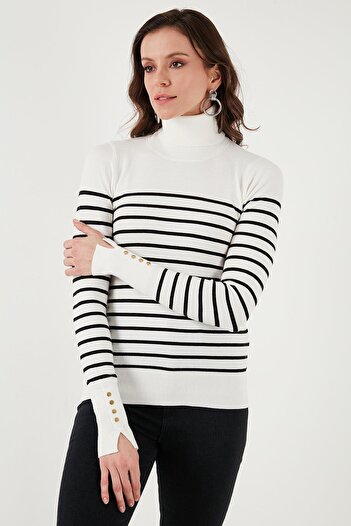 Fashion Friends 24K0024K1 Women's Turtleneck Sweater