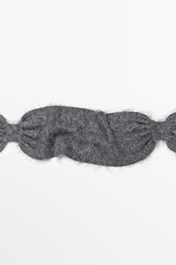 Massimo Dutti Fiyonklu %100 kaşmir örgü kravat
