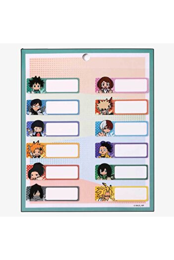 Choice My Hero Academia My Hero Academia Official Authorization Name Stickers Waterproof Tags Labels Scrapb