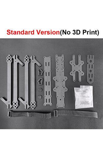 Choice NO Print XL10 V6 10'' Frame 420mm Wheelbase super Long Range HD True-X Carbon Frame Kit for O3 Air U