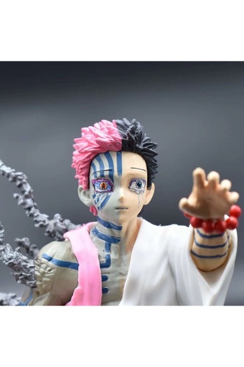 BANDAI Akaza Demon Slayer Twelve Ghost Months Akaza Confession Before Death Figure Half-Human And Half-Ghos