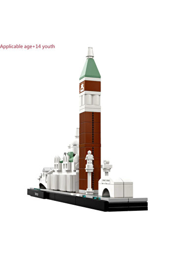 Choice Venice City Architecture Skyline Building Blocks Set Tower Edifice Bricks Town Street View Assemb...