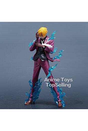 BANDAI Sanji 24cm/9.44in Anime One Piece Figure Sanji Figures Pvc Statue Collection Model Toys for Children
