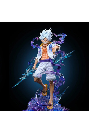 BANDAI nika One Piece Monkey D. Luffy Model Statue Anime Peripherals Home Ornaments Small Gifts Valentine's