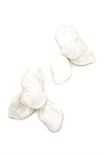 shopwave Flower Earrings - Cream