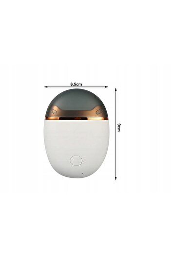 zola Electric nail clipper, USB charging, plastic, 8.5 x 6 cm, white
