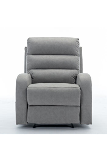 micasa Elegant and Modern Design Manual Recliner Chair with Side Pocket
