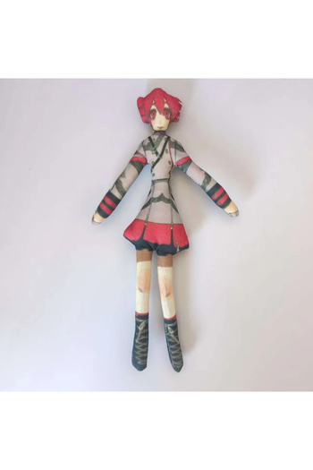 Choice 28cm A Anime Kasane Teto Cosplay Doll Plush Stuffed Dolls Room Decoration Cotton Plushie Xmas Access