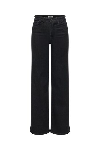 ONLY Jeans mit weitem Bein ONLMADISON Hohe Taille Weiter Beinschnitt Jeans