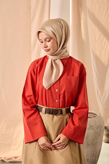 Silk Home Plain Shiny Scarf 75006-61