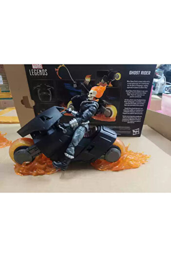 Choice Not Genuine with Box Marvel Ko 85th Anniversary Ghost Rider & Hell Cycle 6'' Articulated Action Figu