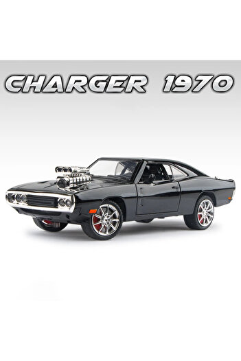 Choice Black 1:24 Scale Charger 1970 Alloy Car Model Toys Diecasts Metal High Simulation Vehicle with Sound