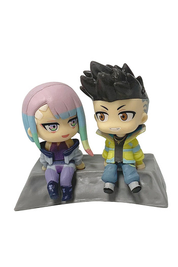 BANDAI No Box David Lucy 2pcs/set Cyberpunk Edgerunners David Martinez Lucyna Kushinada Lucy Lovers Anime A