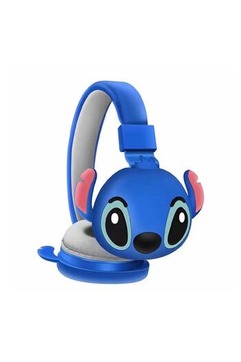 Choice1 Blue New Disney Stitch Wireless Bluetooth Headphones AH-806 HIFI Sound Stereo Foldable Headsets with